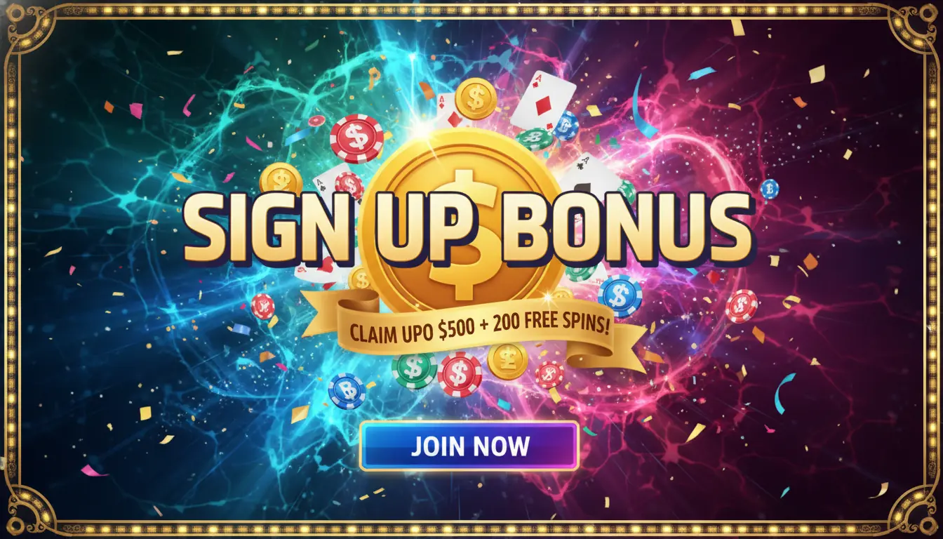 Grand sign up bonus